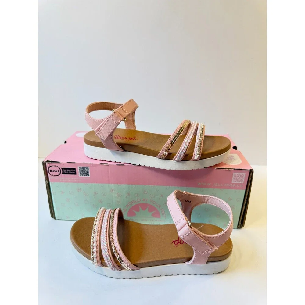 Jellypop Sandals Womens Comfort Pink US 13